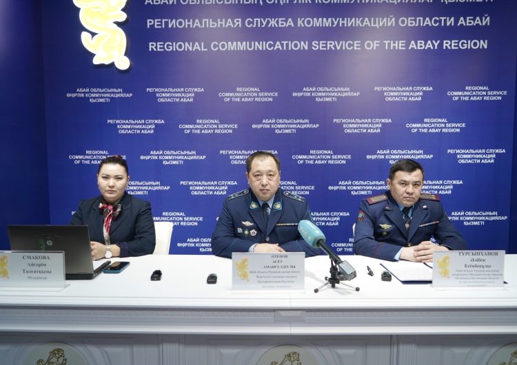 Не один дома: полиция области Абай предотвратила множество нарушений на Новый год