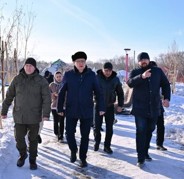 Городская среда: Берик Уали осмотрел общественные пространства Семея