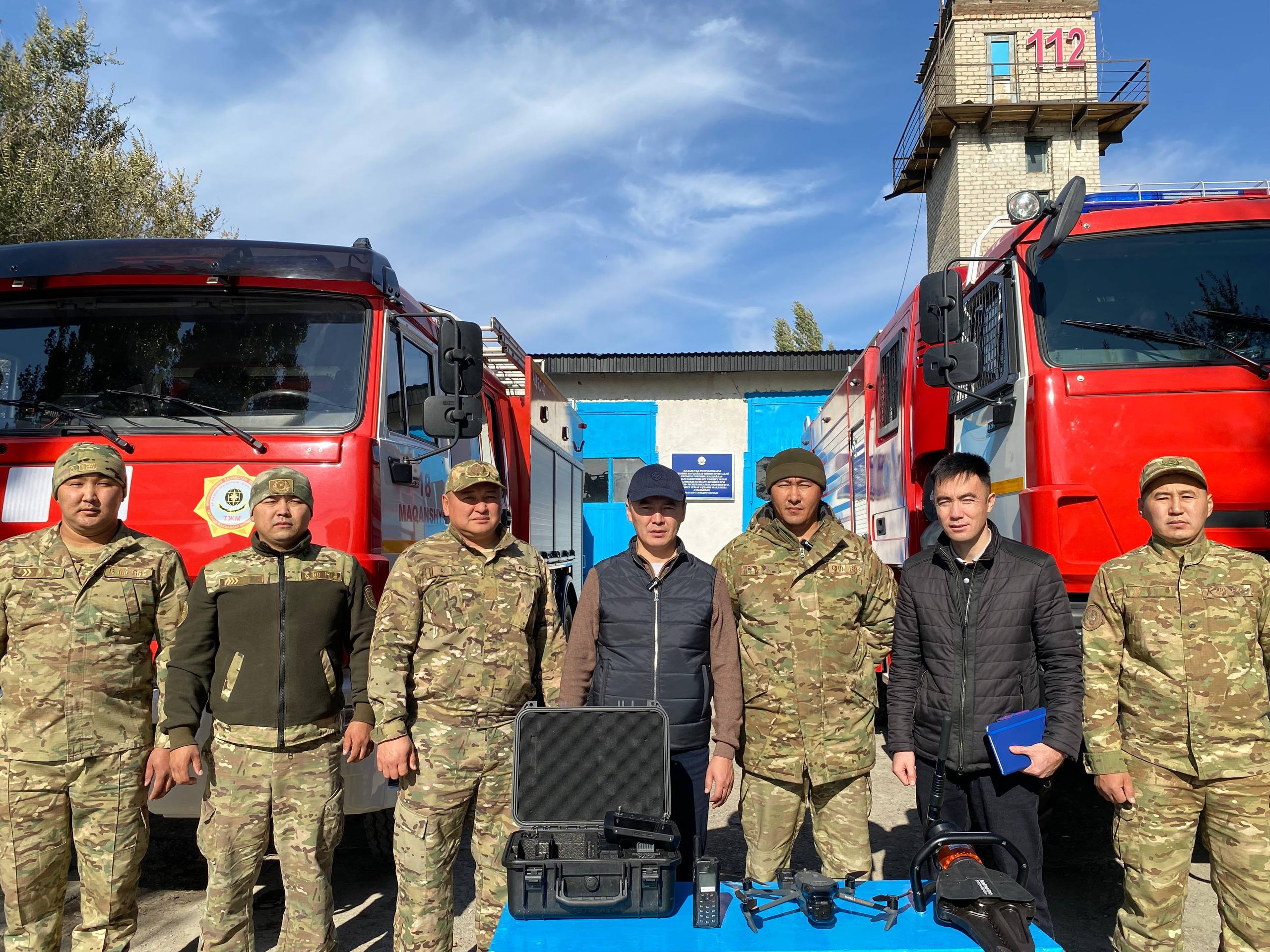 В район Мақаншы области Абай поступила новая пожарно-спасательная техника