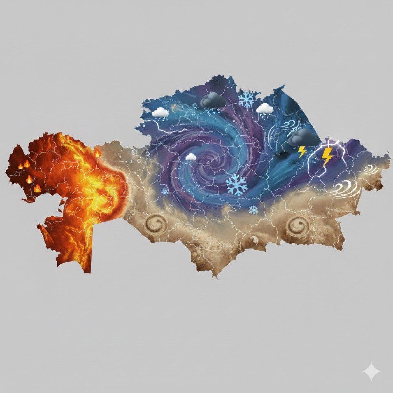 Холода наступают — в области Абай ожидается ухудшение погоды