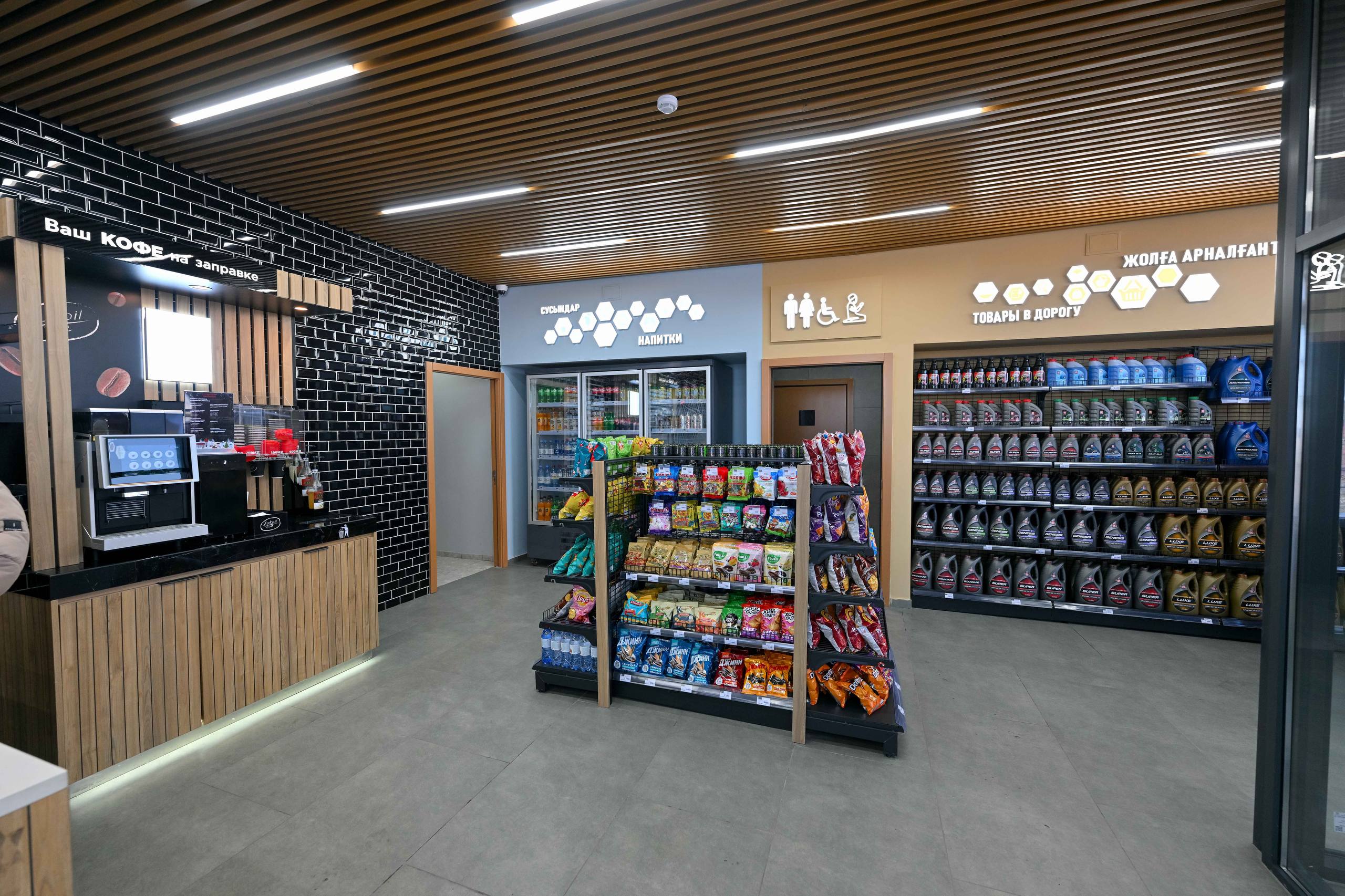 В селе области Абай открыли новую АЗС на трассе в Семей